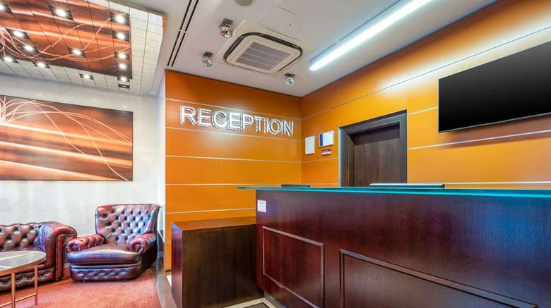<b>Clarion Hotel Prague City Lobby</b>. Images powered by <a href="https://iceportal.shijigroup.com/" title="IcePortal" target="_blank">IcePortal</a>.