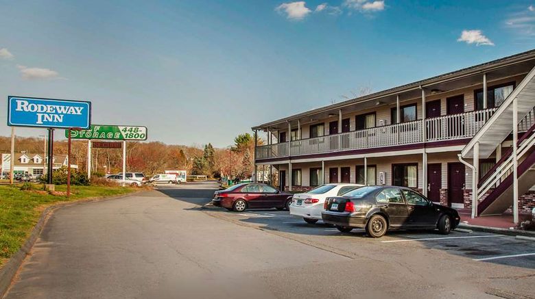 <b>Rodeway Inn Groton New London Exterior</b>. Images powered by <a href="https://iceportal.shijigroup.com/" title="IcePortal" target="_blank">IcePortal</a>.