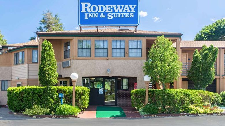 Rodeway Inn  and  Suites Exterior. Images powered by <a href="https://iceportal.shijigroup.com" target="_blank" rel="noopener">Ice Portal</a>.