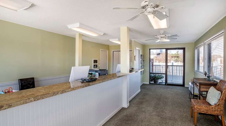 <b>Rodeway Inn and Suites Rehoboth Beach Lobby</b>. Images powered by <a href="https://iceportal.shijigroup.com/" title="IcePortal" target="_blank">IcePortal</a>.