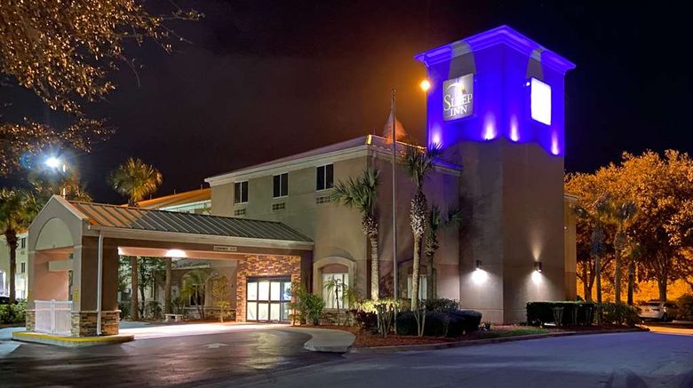 <b>Sleep Inn Exterior</b>. Images powered by <a href="https://iceportal.shijigroup.com/" title="IcePortal" target="_blank">IcePortal</a>.