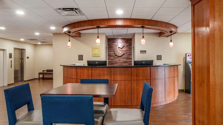 <b>Comfort Suites At Eglin Air Force Base Lobby</b>. Images powered by <a href="https://iceportal.shijigroup.com/" title="IcePortal" target="_blank">IcePortal</a>.