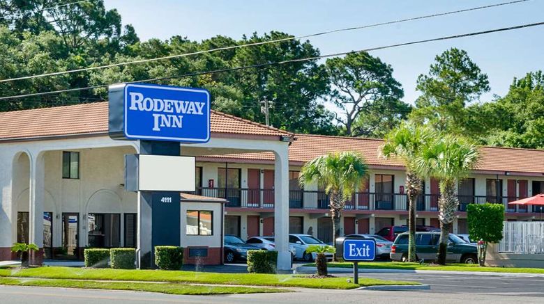 <b>Rodeway Inn Panama City Exterior</b>. Images powered by <a href="https://iceportal.shijigroup.com/" title="IcePortal" target="_blank">IcePortal</a>.