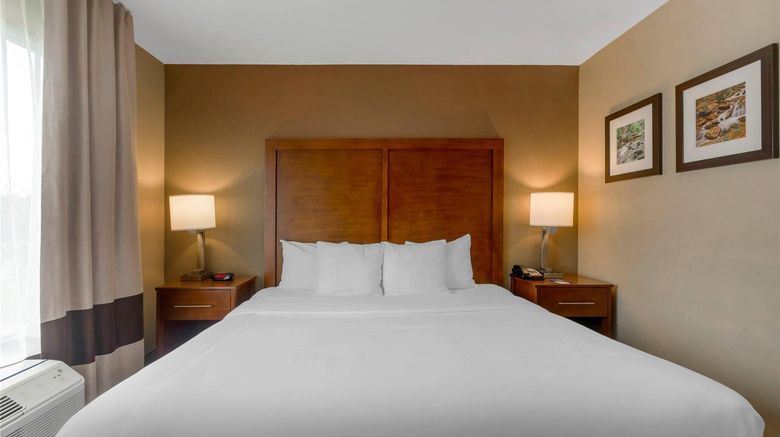 <b>Comfort Inn & Suites Room</b>. Images powered by <a href="https://iceportal.shijigroup.com/" title="IcePortal" target="_blank">IcePortal</a>.