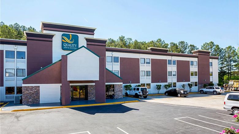 Quality Inn  and  Suites Atlanta Six Flags Exterior. Images powered by <a href="https://iceportal.shijigroup.com" target="_blank" rel="noopener">Ice Portal</a>.