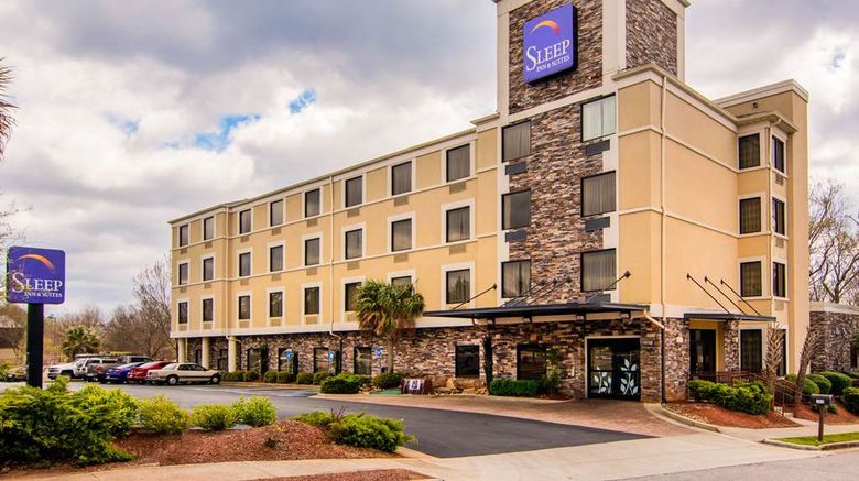 <b>Sleep Inn and Suites Athens South Exterior</b>. Images powered by <a href="https://iceportal.shijigroup.com/" title="IcePortal" target="_blank">IcePortal</a>.