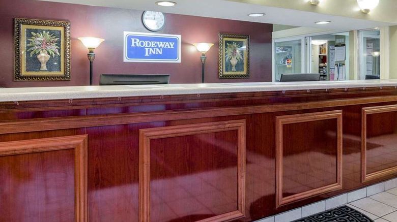 <b>Rodeway Inn Norcross Lobby</b>. Images powered by <a href="https://iceportal.shijigroup.com/" title="IcePortal" target="_blank">IcePortal</a>.