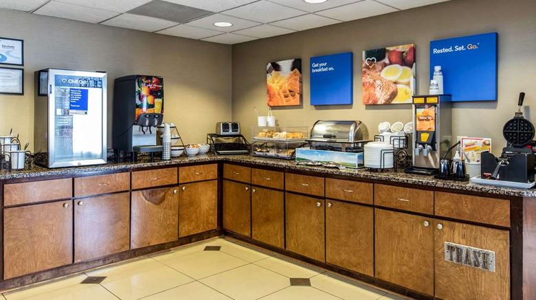 <b>Comfort Inn & Suites Thomson Restaurant</b>. Images powered by <a href="https://iceportal.shijigroup.com/" title="IcePortal" target="_blank">IcePortal</a>.