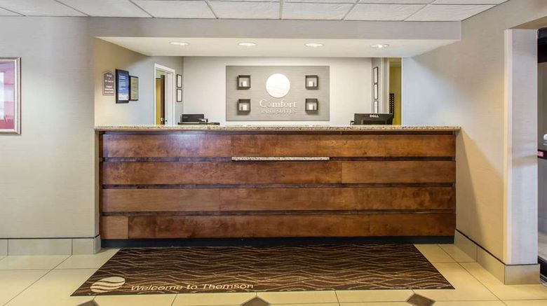 <b>Comfort Inn & Suites Thomson Lobby</b>. Images powered by <a href="https://iceportal.shijigroup.com/" title="IcePortal" target="_blank">IcePortal</a>.