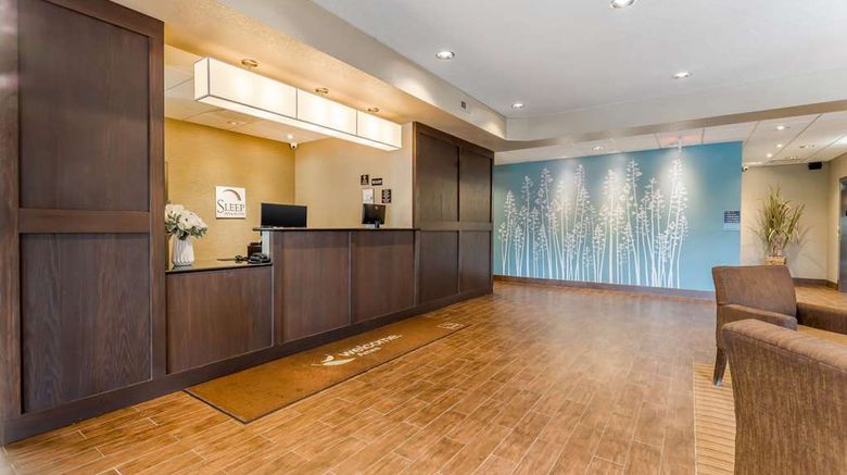 <b>Sleep Inn & Suites Ames Lobby</b>. Images powered by <a href="https://iceportal.shijigroup.com/" title="IcePortal" target="_blank">IcePortal</a>.