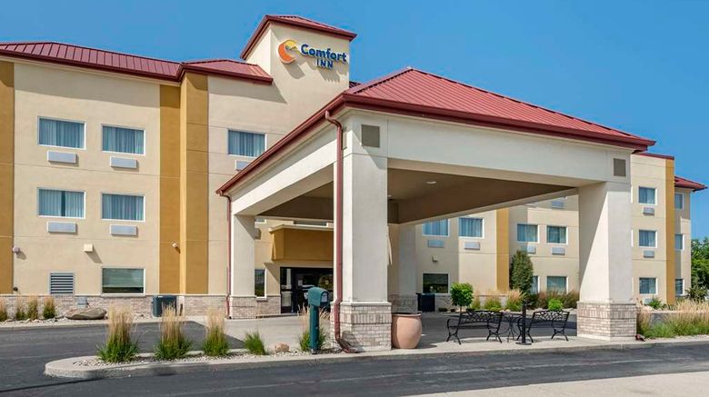 <b>Comfort Inn Crawfordsville Exterior</b>. Images powered by <a href="https://iceportal.shijigroup.com/" title="IcePortal" target="_blank">IcePortal</a>.