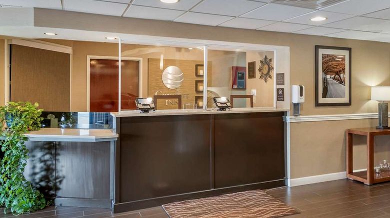 <b>Comfort Inn Madison near Clifty Falls Lobby</b>. Images powered by <a href="https://iceportal.shijigroup.com/" title="IcePortal" target="_blank">IcePortal</a>.