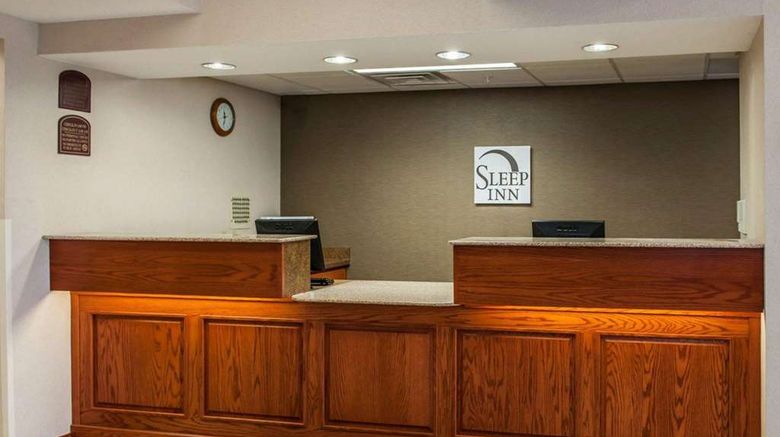 <b>Sleep Inn Lobby</b>. Images powered by <a href="https://iceportal.shijigroup.com/" title="IcePortal" target="_blank">IcePortal</a>.