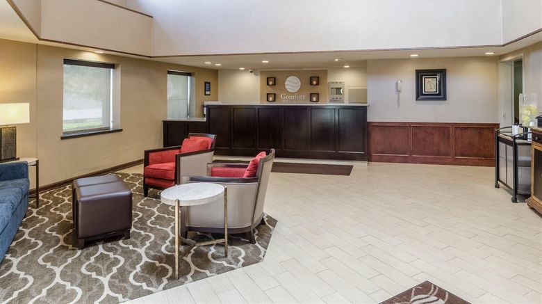 <b>Comfort Inn and Suites West Springfield Lobby</b>. Images powered by <a href="https://iceportal.shijigroup.com/" title="IcePortal" target="_blank">IcePortal</a>.