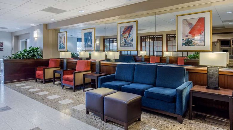 <b>Comfort Inn Conference Center Lobby</b>. Images powered by <a href="https://iceportal.shijigroup.com/" title="IcePortal" target="_blank">IcePortal</a>.