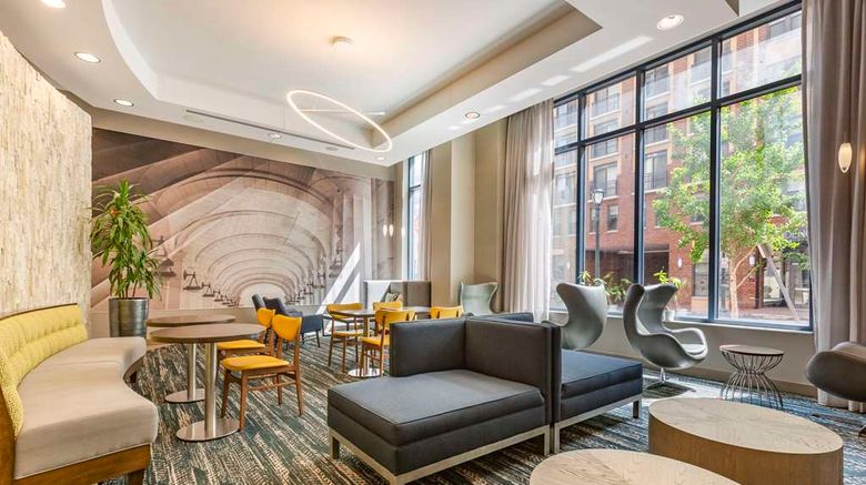<b>Cambria Hotel Rockville Lobby</b>. Images powered by <a href="https://iceportal.shijigroup.com/" title="IcePortal" target="_blank">IcePortal</a>.