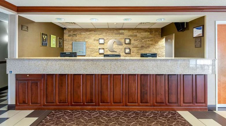<b>Comfort Suites Stevensville Lobby</b>. Images powered by <a href="https://iceportal.shijigroup.com/" title="IcePortal" target="_blank">IcePortal</a>.