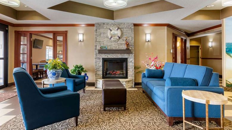 <b>Comfort Suites Stevensville Lobby</b>. Images powered by <a href="https://iceportal.shijigroup.com/" title="IcePortal" target="_blank">IcePortal</a>.