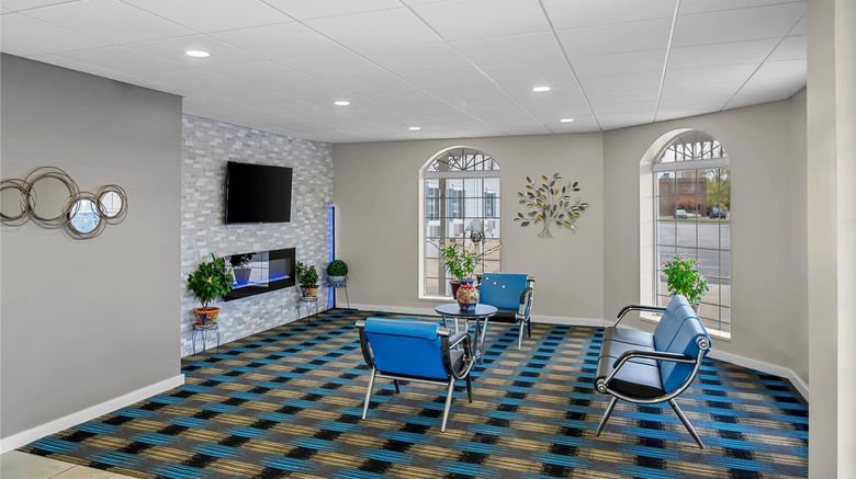<b>Rodeway Inn Grandville Grand Rapids Lobby</b>. Images powered by <a href="https://iceportal.shijigroup.com/" title="IcePortal" target="_blank">IcePortal</a>.