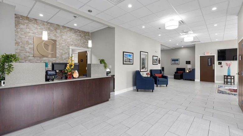 <b>Comfort Inn & Suites Hazelwood-St. Louis Lobby</b>. Images powered by <a href="https://iceportal.shijigroup.com/" title="IcePortal" target="_blank">IcePortal</a>.