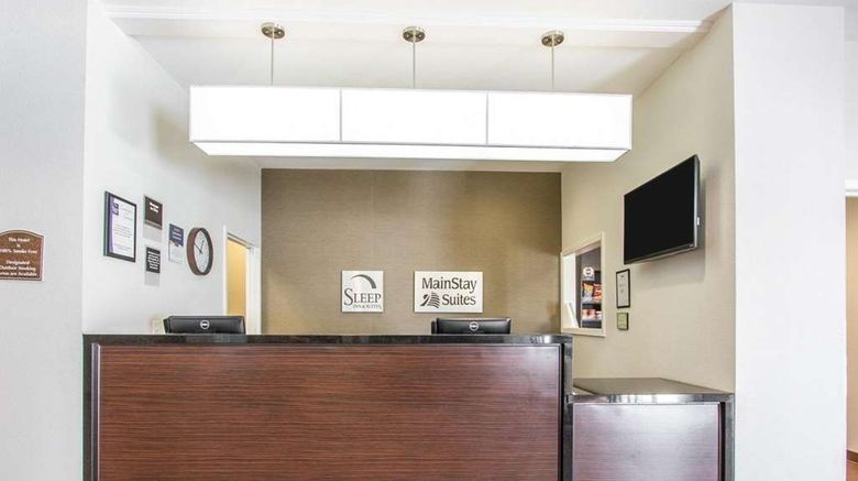 <b>MainStay Suites Meridian Lobby</b>. Images powered by <a href="https://iceportal.shijigroup.com/" title="IcePortal" target="_blank">IcePortal</a>.