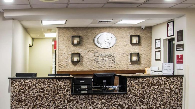 <b>Comfort Suites University-Research Park Lobby</b>. Images powered by <a href="https://iceportal.shijigroup.com/" title="IcePortal" target="_blank">IcePortal</a>.