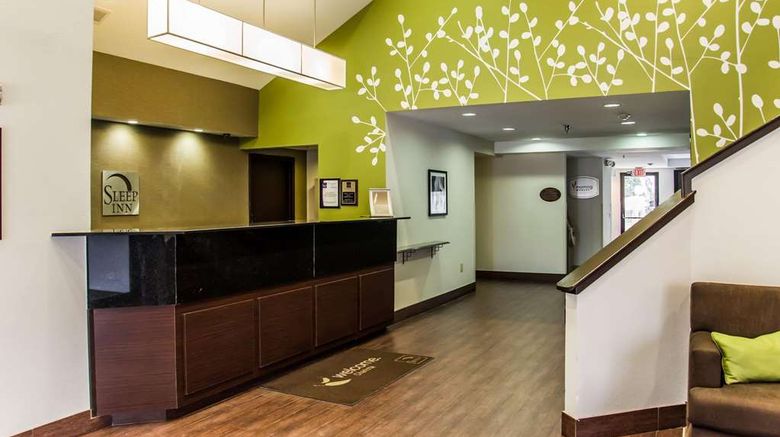 <b>Sleep Inn - Billy Graham Parkway Lobby</b>. Images powered by <a href="https://iceportal.shijigroup.com/" title="IcePortal" target="_blank">IcePortal</a>.