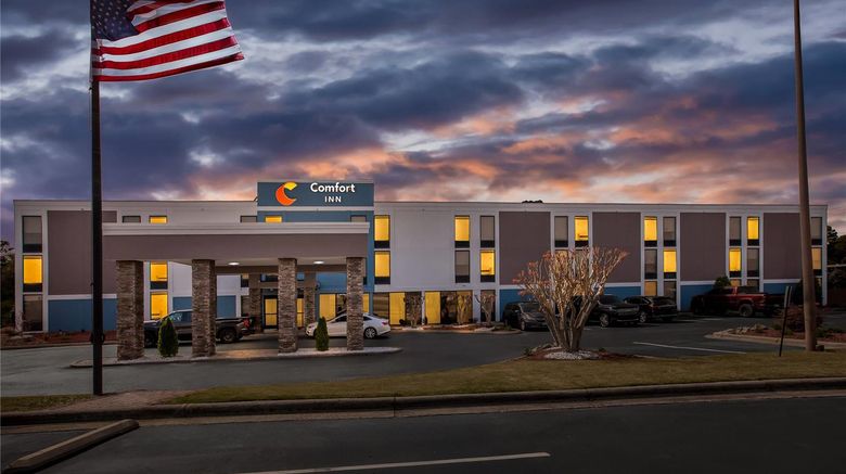 Comfort Inn Laurinburg Exterior. Images powered by <a href="https://iceportal.shijigroup.com" target="_blank" rel="noopener">Ice Portal</a>.