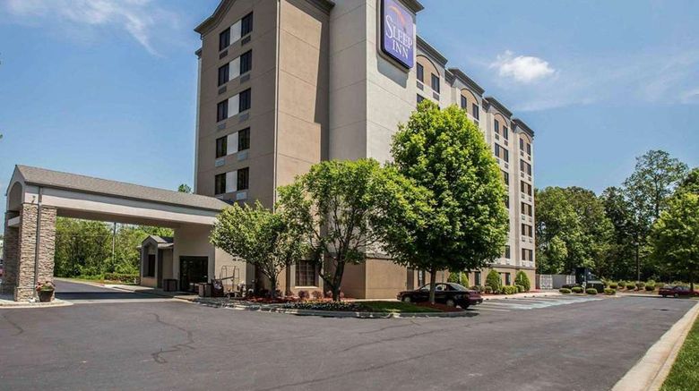 Sleep Inn Greensboro Airport Exterior. Images powered by <a href="https://iceportal.shijigroup.com" target="_blank" rel="noopener">Ice Portal</a>.
