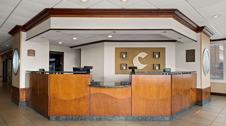 <b>Comfort Inn on the Ocean Lobby</b>. Images powered by <a href="https://iceportal.shijigroup.com/" title="IcePortal" target="_blank">IcePortal</a>.