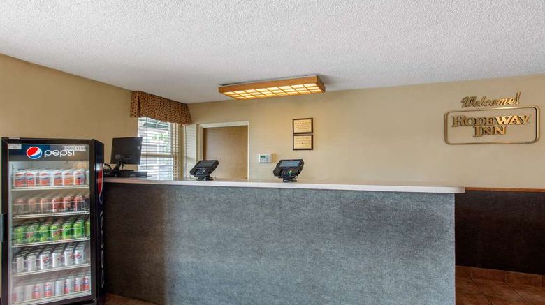 <b>Rodeway Inn Asheville Lobby</b>. Images powered by <a href="https://iceportal.shijigroup.com/" title="IcePortal" target="_blank">IcePortal</a>.
