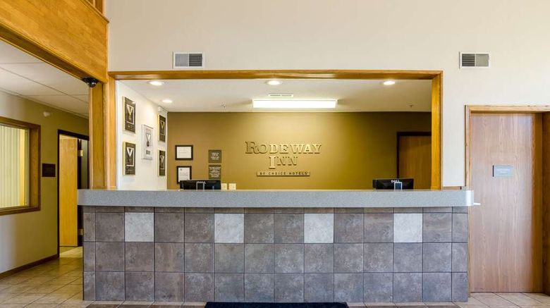 <b>Rodeway Inn Ainsworth Lobby</b>. Images powered by <a href="https://iceportal.shijigroup.com/" title="IcePortal" target="_blank">IcePortal</a>.