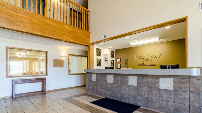 <b>Rodeway Inn Ainsworth Lobby</b>. Images powered by <a href="https://iceportal.shijigroup.com/" title="IcePortal" target="_blank">IcePortal</a>.
