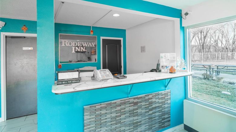 <b>Rodeway Inn Blair Lobby</b>. Images powered by <a href="https://iceportal.shijigroup.com/" title="IcePortal" target="_blank">IcePortal</a>.