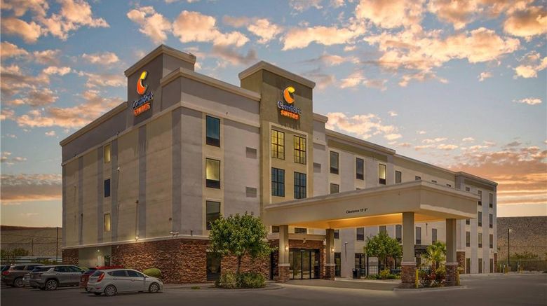 <b>Comfort Suites Las Cruces I-25 North Exterior</b>. Images powered by <a href="https://iceportal.shijigroup.com/" title="IcePortal" target="_blank">IcePortal</a>.