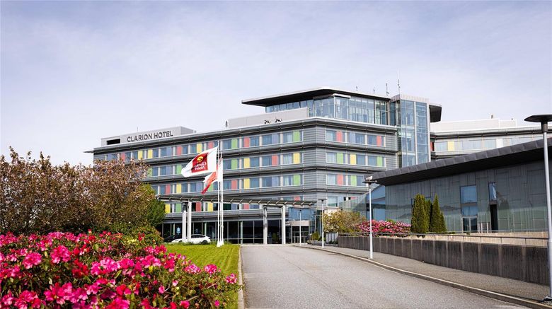 Clarion Hotel Bergen Airport Exterior. Images powered by <a href="https://iceportal.shijigroup.com" target="_blank" rel="noopener">Ice Portal</a>.