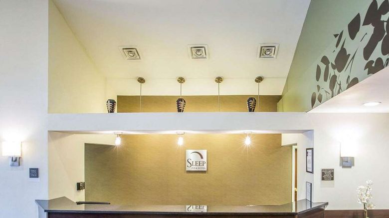 <b>Sleep Inn & Suites Lobby</b>. Images powered by <a href="https://iceportal.shijigroup.com/" title="IcePortal" target="_blank">IcePortal</a>.