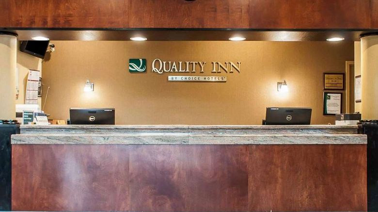 <b>Quality Inn Buffalo Airport Lobby</b>. Images powered by <a href="https://iceportal.shijigroup.com/" title="IcePortal" target="_blank">IcePortal</a>.