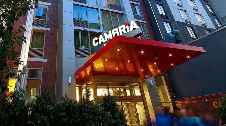 Cambria Hotel New York - Chelsea Exterior. Images powered by <a href="https://iceportal.shijigroup.com" target="_blank" rel="noopener">Ice Portal</a>.