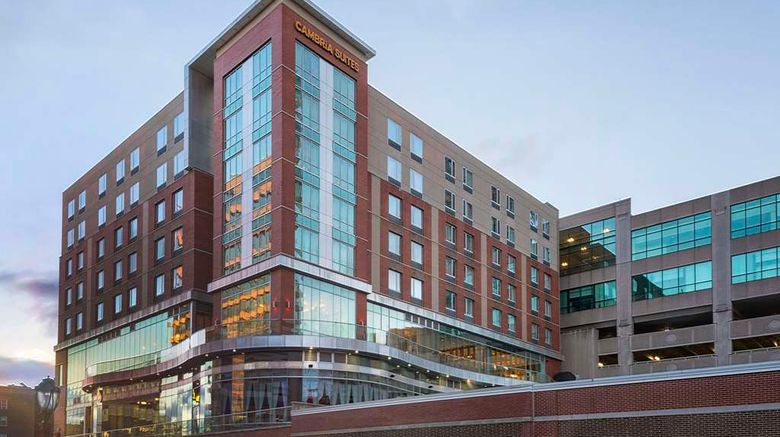 Cambria Hotel White Plains-Downtown Exterior. Images powered by <a href="https://iceportal.shijigroup.com" target="_blank" rel="noopener">Ice Portal</a>.