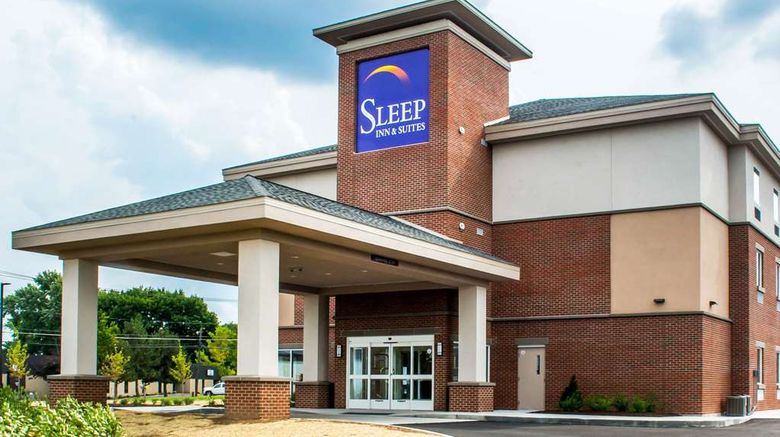 <b>Sleep Inn and Suites Syracuse Airport Exterior</b>. Images powered by <a href="https://iceportal.shijigroup.com/" title="IcePortal" target="_blank">IcePortal</a>.