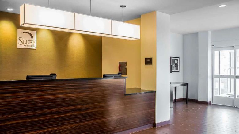 <b>Sleep Inn and Suites Syracuse Airport Lobby</b>. Images powered by <a href="https://iceportal.shijigroup.com/" title="IcePortal" target="_blank">IcePortal</a>.