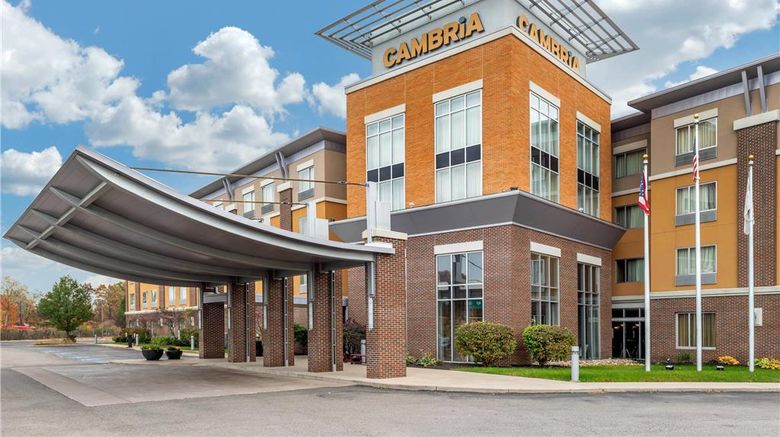 <b>Cambria Hotel Akron - Canton Airport Exterior</b>. Images powered by <a href="https://iceportal.shijigroup.com/" title="IcePortal" target="_blank">IcePortal</a>.