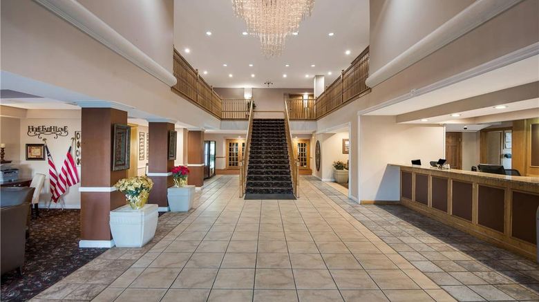 <b>Quality Inn & Suites Forest Park Lobby</b>. Images powered by <a href="https://iceportal.shijigroup.com/" title="IcePortal" target="_blank">IcePortal</a>.
