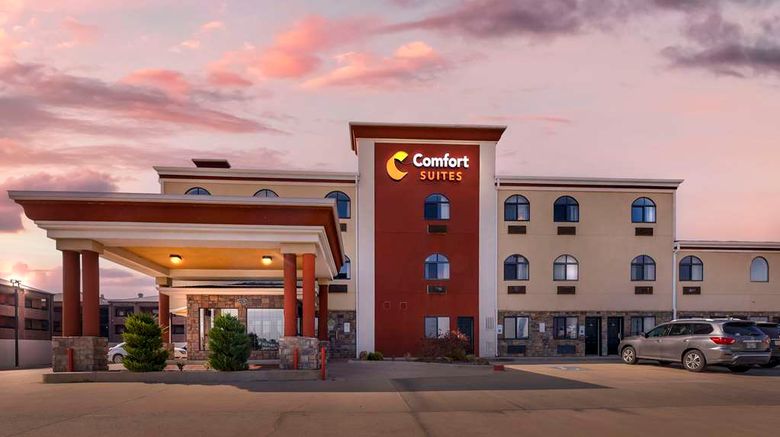 <b>Comfort Suites Fairgrounds West Exterior</b>. Images powered by <a href="https://iceportal.shijigroup.com/" title="IcePortal" target="_blank">IcePortal</a>.