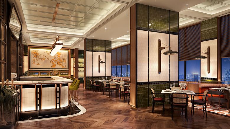 <b>Holiday Inn Exp Phayathai Restaurant</b>. Images powered by <a href="https://www.leonardoworldwide.com/" title="Leonardo Worldwide" target="_blank">Leonardo</a>.
