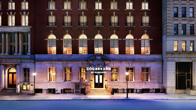 <b>Courtyard Marriot Philadelphia Downtown Exterior</b>. Images powered by <a href="https://www.leonardoworldwide.com/" title="Leonardo Worldwide" target="_blank">Leonardo</a>.