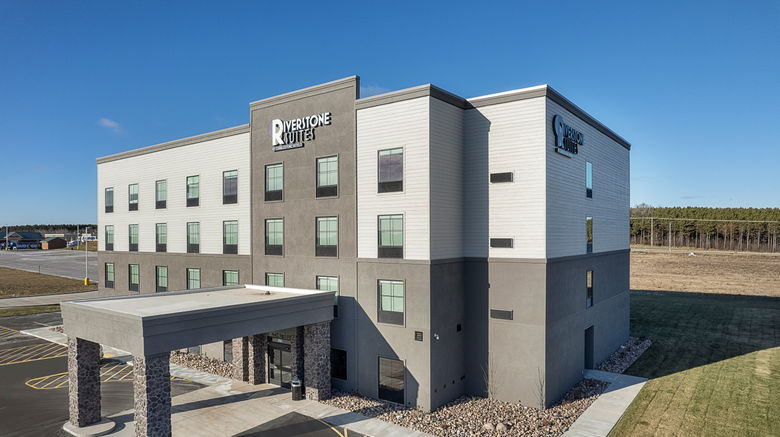 <b>Riverstone Suites by Cobblestone Hotels Exterior</b>. Images powered by <a href="https://www.leonardoworldwide.com/" title="Leonardo Worldwide" target="_blank">Leonardo</a>.