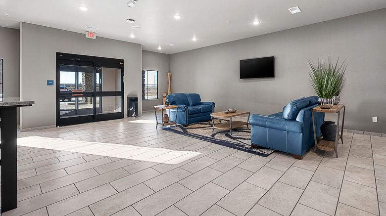 <b>Riverstone Suites by Cobblestone Hotels Lobby</b>. Images powered by <a href="https://www.leonardoworldwide.com/" title="Leonardo Worldwide" target="_blank">Leonardo</a>.