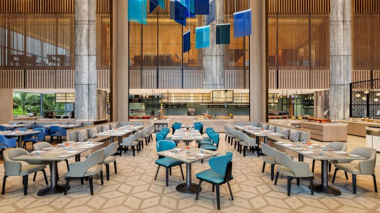 <b>Le Meridien Ahmedabad Restaurant</b>. Images powered by <a href="https://www.leonardoworldwide.com/" title="Leonardo Worldwide" target="_blank">Leonardo</a>.